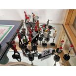 Set of Metaliic Soldiers, Guards & Dinky Street Signs