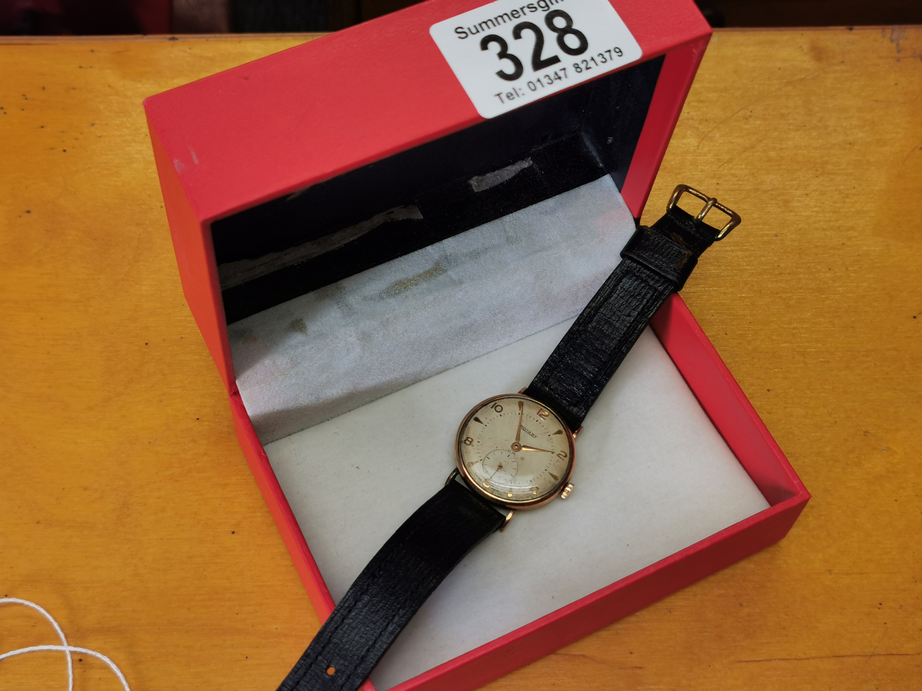 Rotary 9ct Gold Boxed Wristwatch - Image 2 of 3