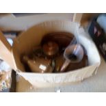 2 x boxes of misc. items incl Beswick