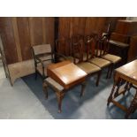 6 x dining chairs etc.