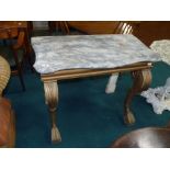 Gilt antique hall table