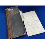 1950's Original Factory Sign-In/Hours Ledger Dudley