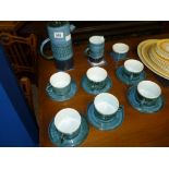 Troika Coffee Pot + Cornish Pottery Coffee Set
