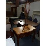 Antique Mahogany cutlery table etc