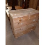 Antique Pine 4 Ht chest