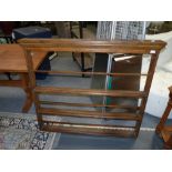 Antique oak delft rack