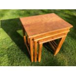 Nest of Three Acornman Yorkshire Oak Tables