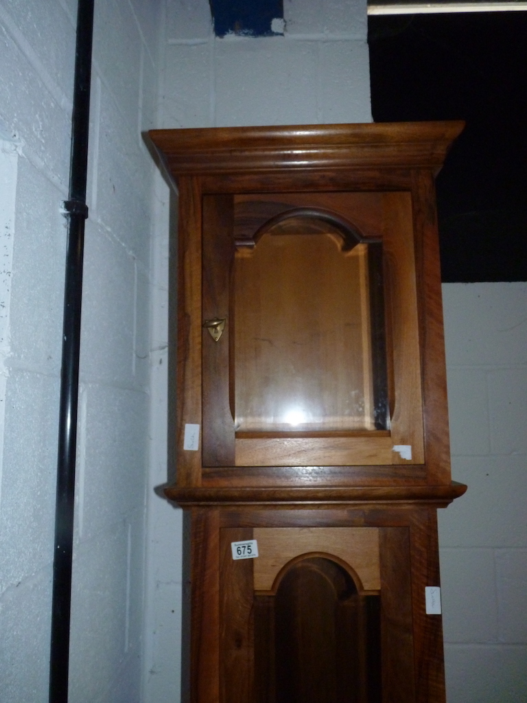 Oak Grandfather Clock Cabinet