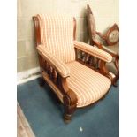 Victorian Mahogany Gent's chair