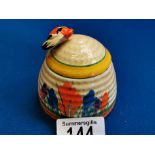 Clarice Cliff Crocus Bizarre Honey Pot