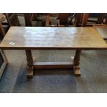 Rabbitman Yorkshire Oak coffee table - Mouseman Interest