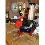 Murano Glass Spanish Dancer & Italian Art Glass Horse