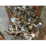 4pc Walker & Hall Silver-Plated Tea Service