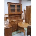 Pine dresser and tripod table