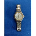Ebel ladies stainless steel watch with opal style face
