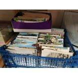 Two Boxes of Postcards & Tea/Cigarette Cards