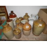 Stoneware flagons