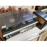 Sanyo radio/cassette player and old radio