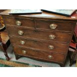 Georgian Mahogany 4ht chest