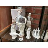 Collection of Lladro & Nao Figures