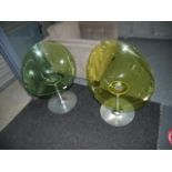 2 x Kartell Eros in luminous style colours good condition