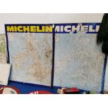 2 x Michelin enamel signs of England