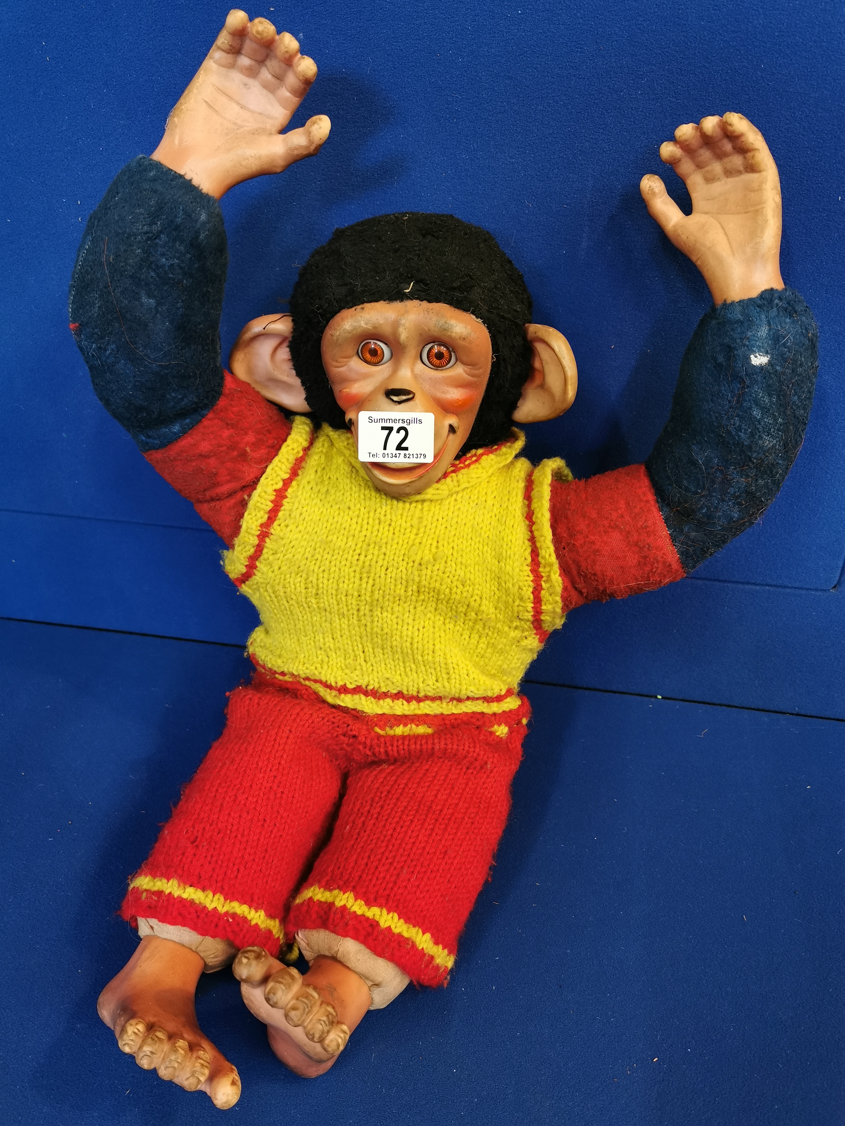 Vintage Toy Chimpanzee