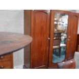 Victorian Mahogany triple wardrobe