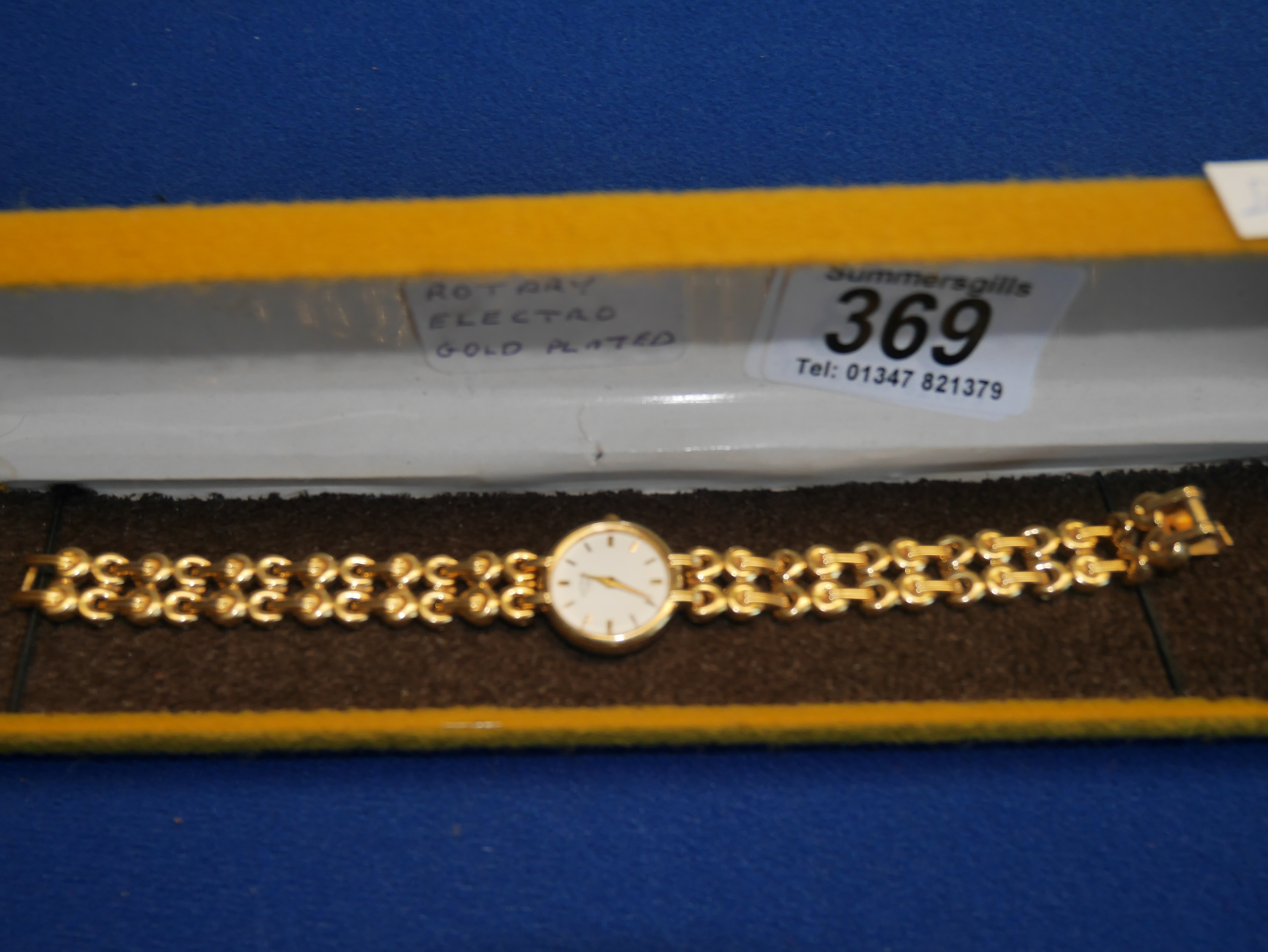 Rotary Gold plated ladies watch