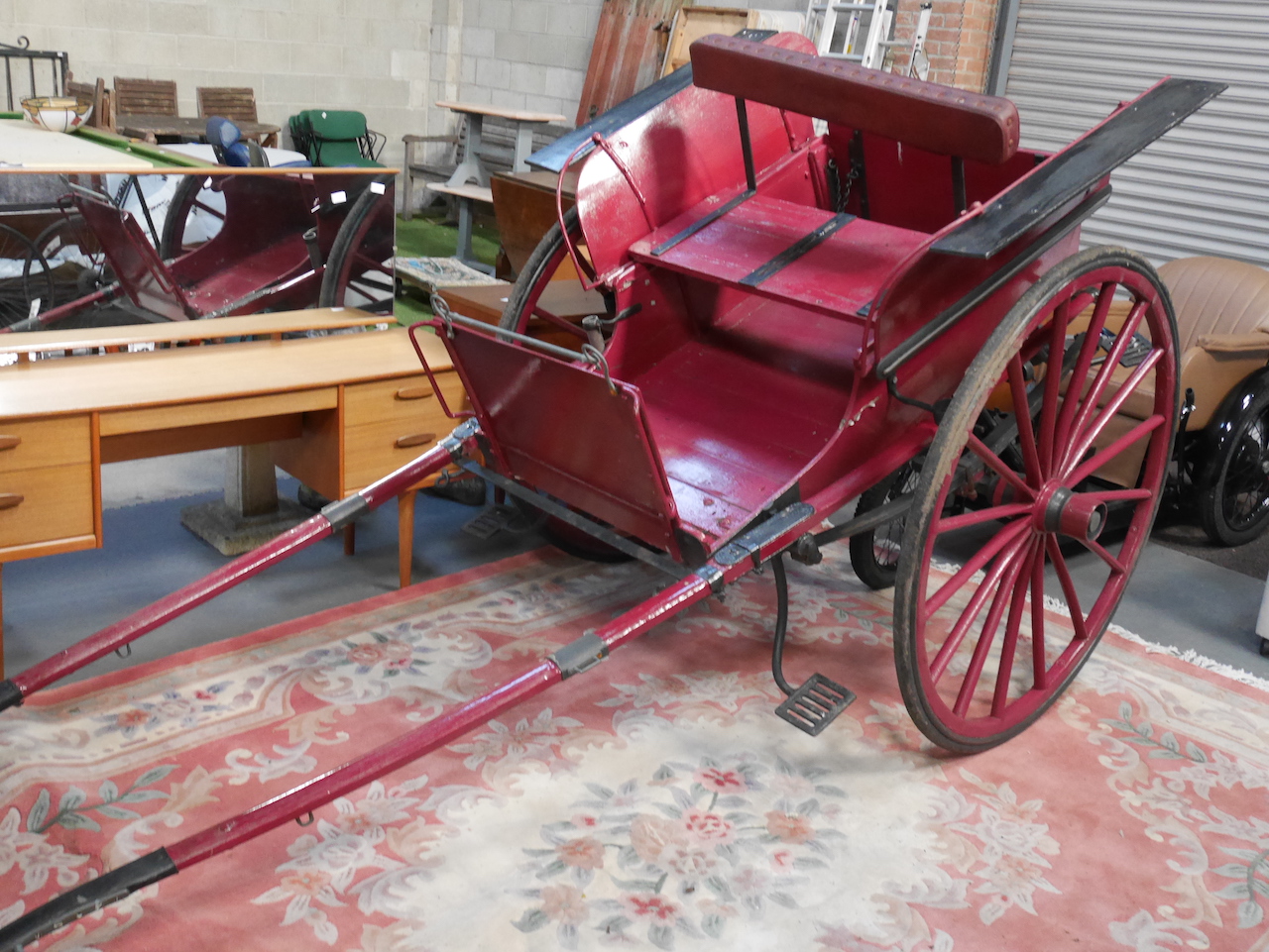 Vintage Horse-Drawn Cart - Image 2 of 8