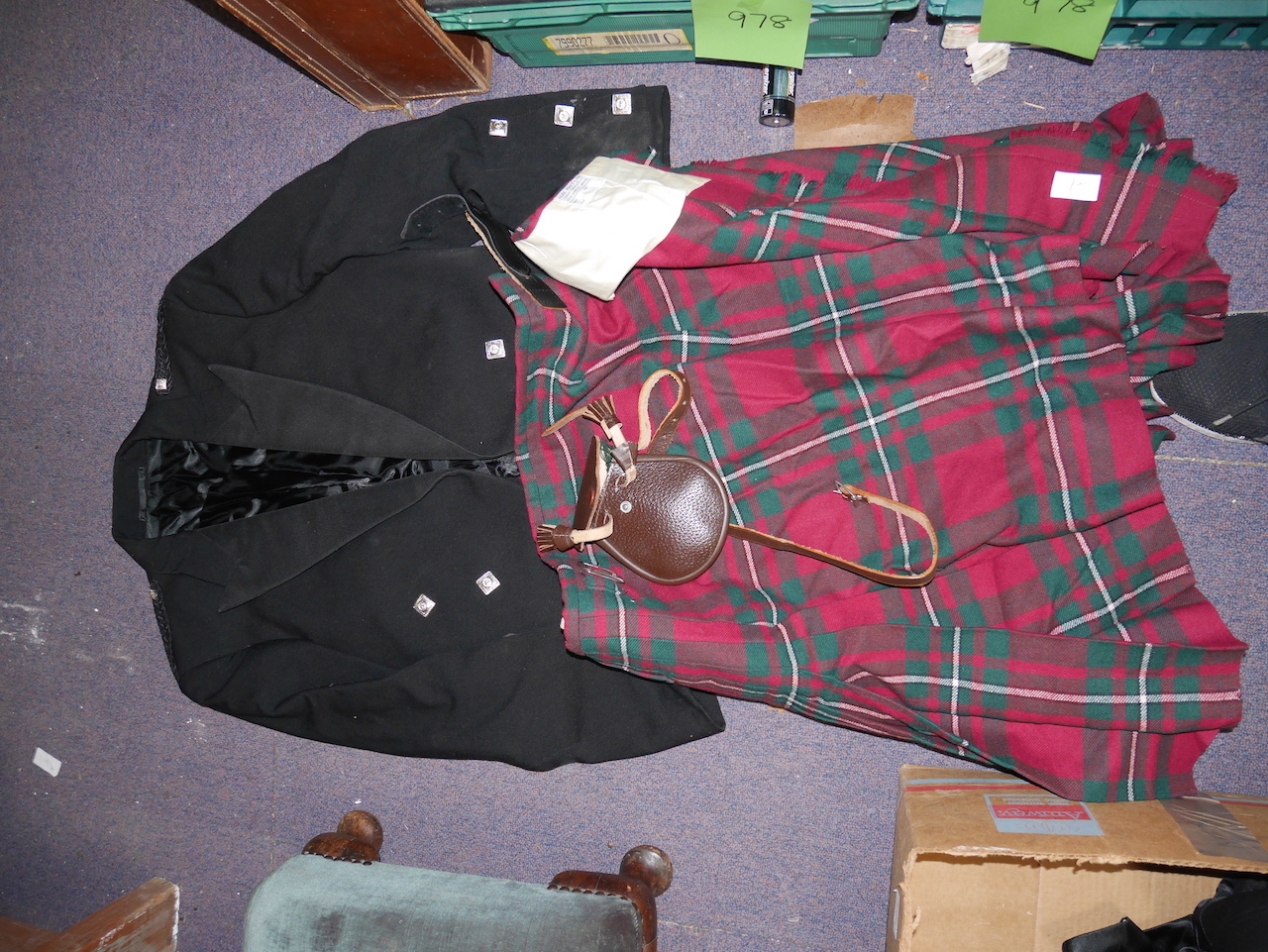 Scottish kilt and outfit