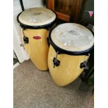 2 x Stagg bongo drums
