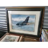 Signed RAF picture by E J H Gardiner
