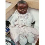 Vintage Child's Black Baby Doll