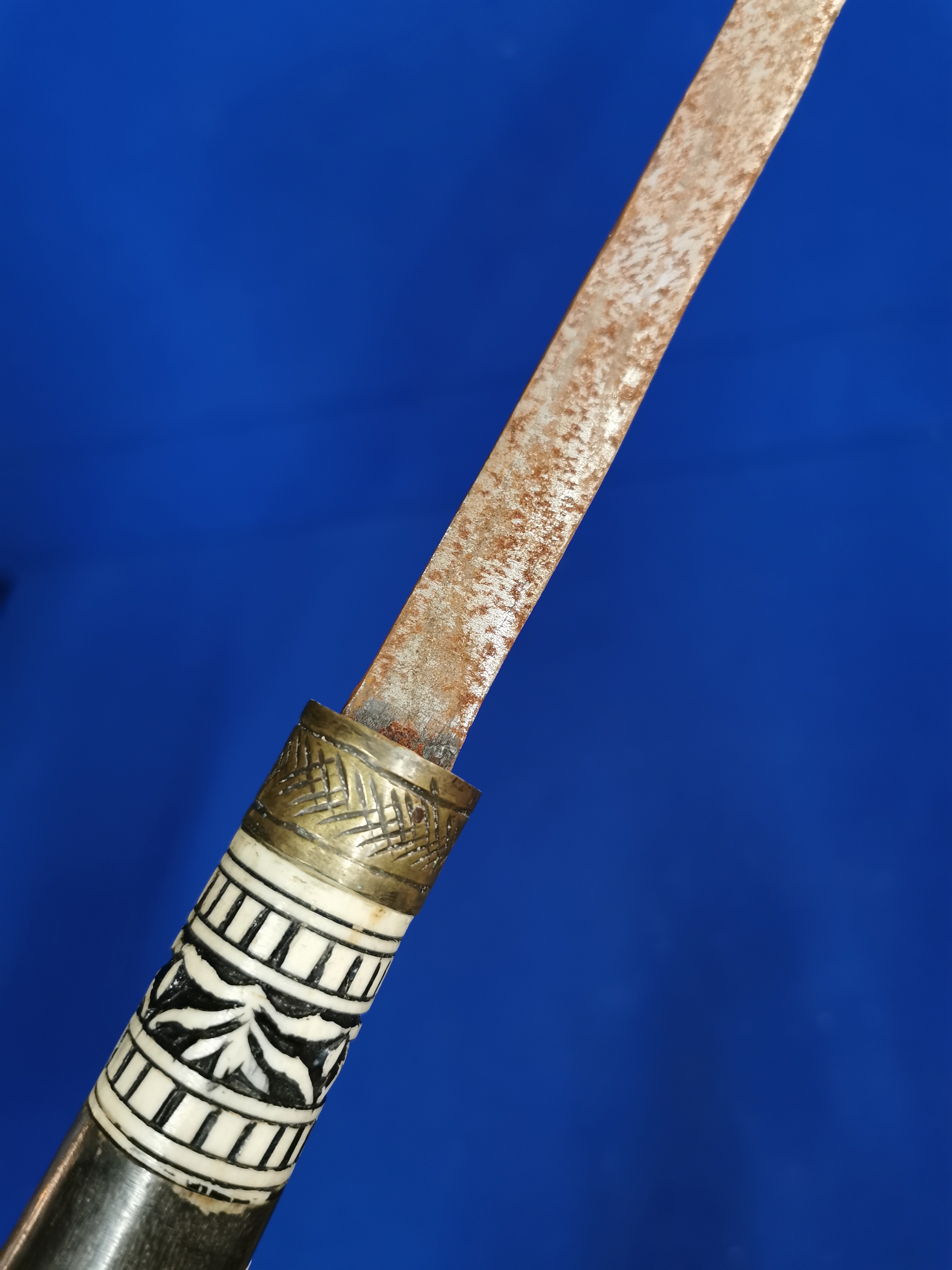 Bone-Handled Antique Sword Stick - 91cm long - Image 2 of 3