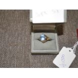 Gold Ring marked 18ct - 8g weight size M