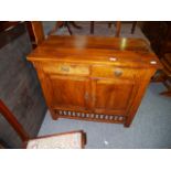 Repro mahogany cupboard