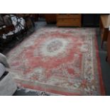 Oriental pink Carpet square 365cm x 273cm