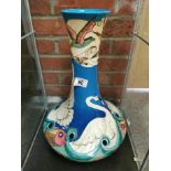 Moorcroft Beverley Wilkes Large Swan Vase