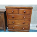 Victorian Mahogany 4 ht chest