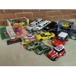 Collection of Die-Cast & Other Toy Mini, Beetle & Limo/Taxi Cars