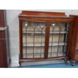 Edwardian Mahogany china cabinet