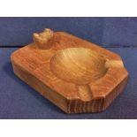 Foxman Yorkshire Oak Ashtray - Mouseman Interest