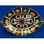 Royal Crown Derby Footed Imari Oval Dish, marked '8406' to base
