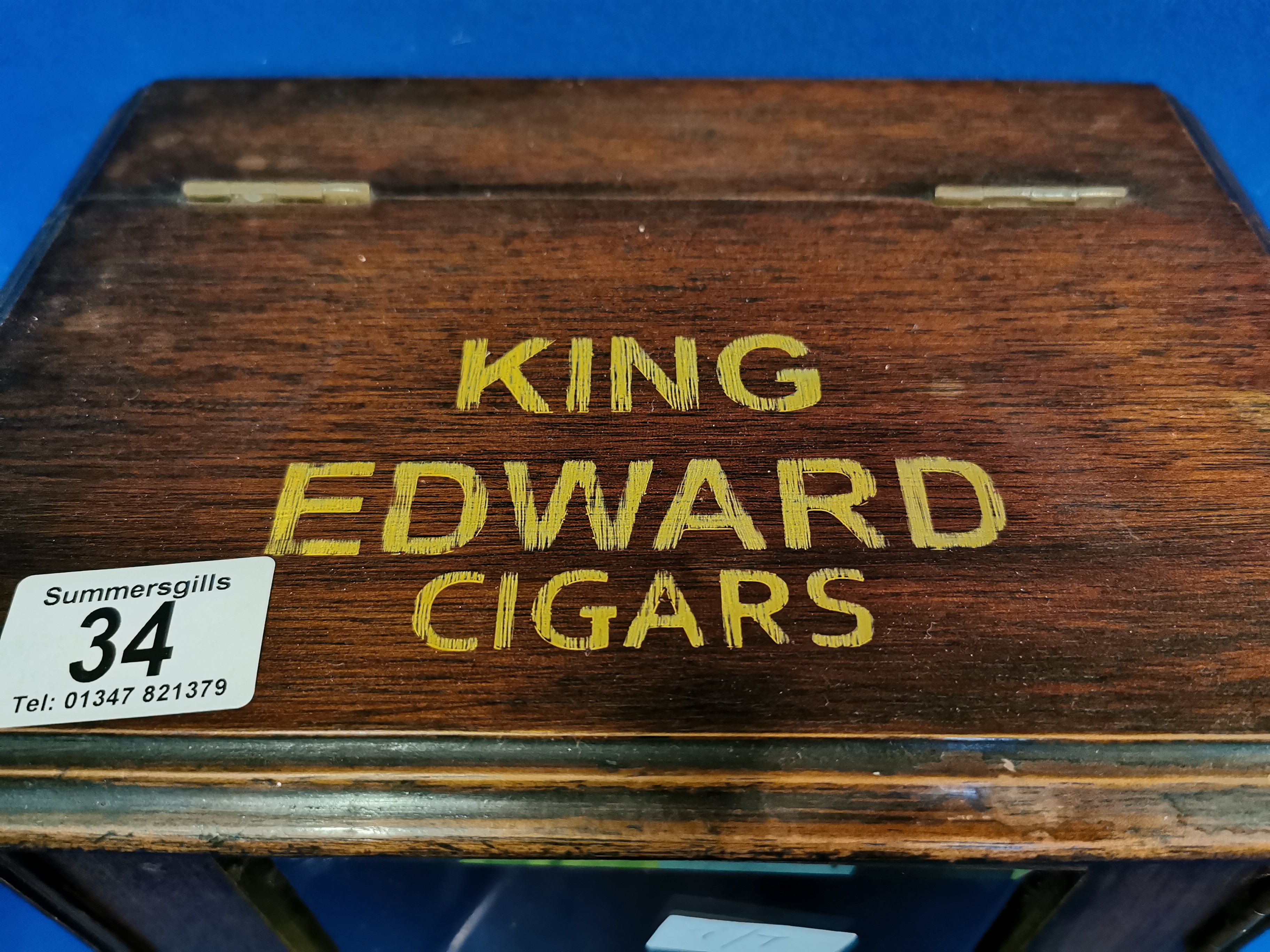 King Edward Cigars Shop Display Cupboard - 29cm high - Image 2 of 4