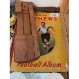 Vintage Stanley Matthews Book & Football Clacker