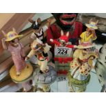 Group of Six Royal Doulton Bunnykins Figures