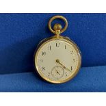 18ct Gold pocket watch (Working order) total weight 98g