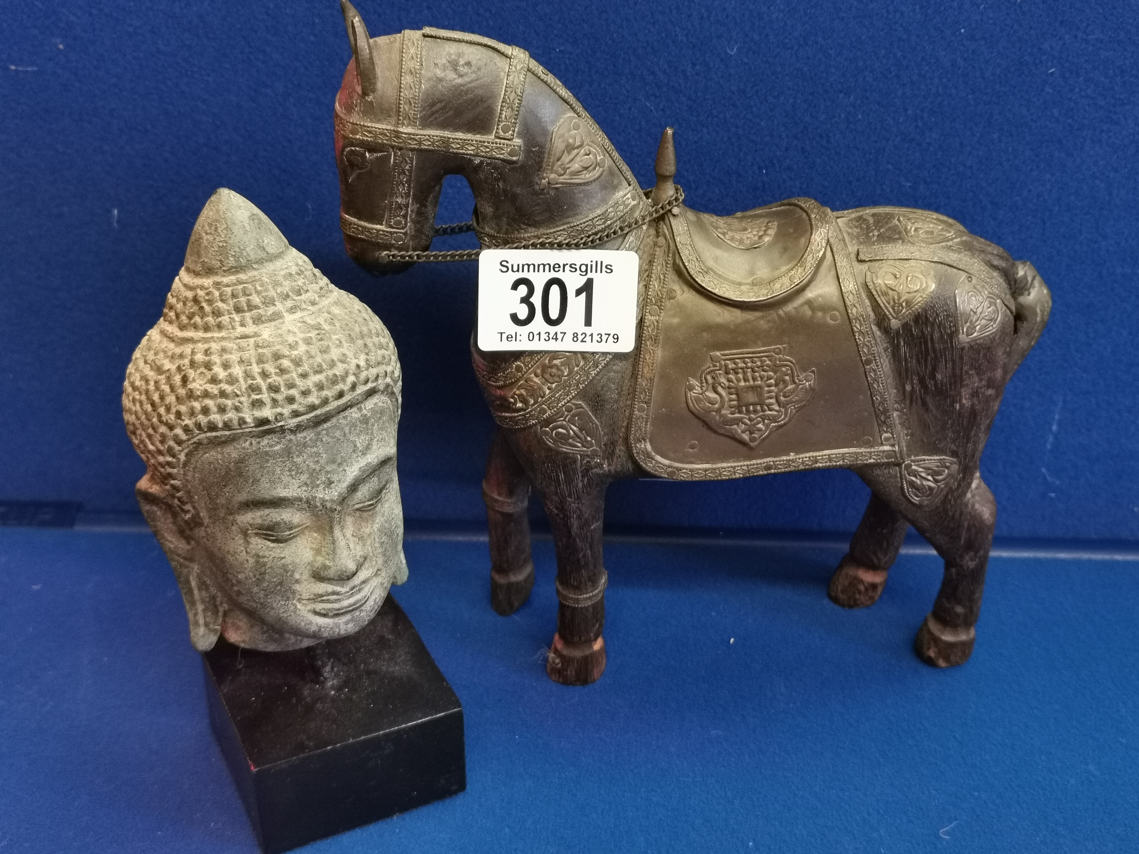 Reproduction of Tang Dynasty horse and Chinese figure