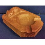 Mouseman Yorkshire Oak Ashtray